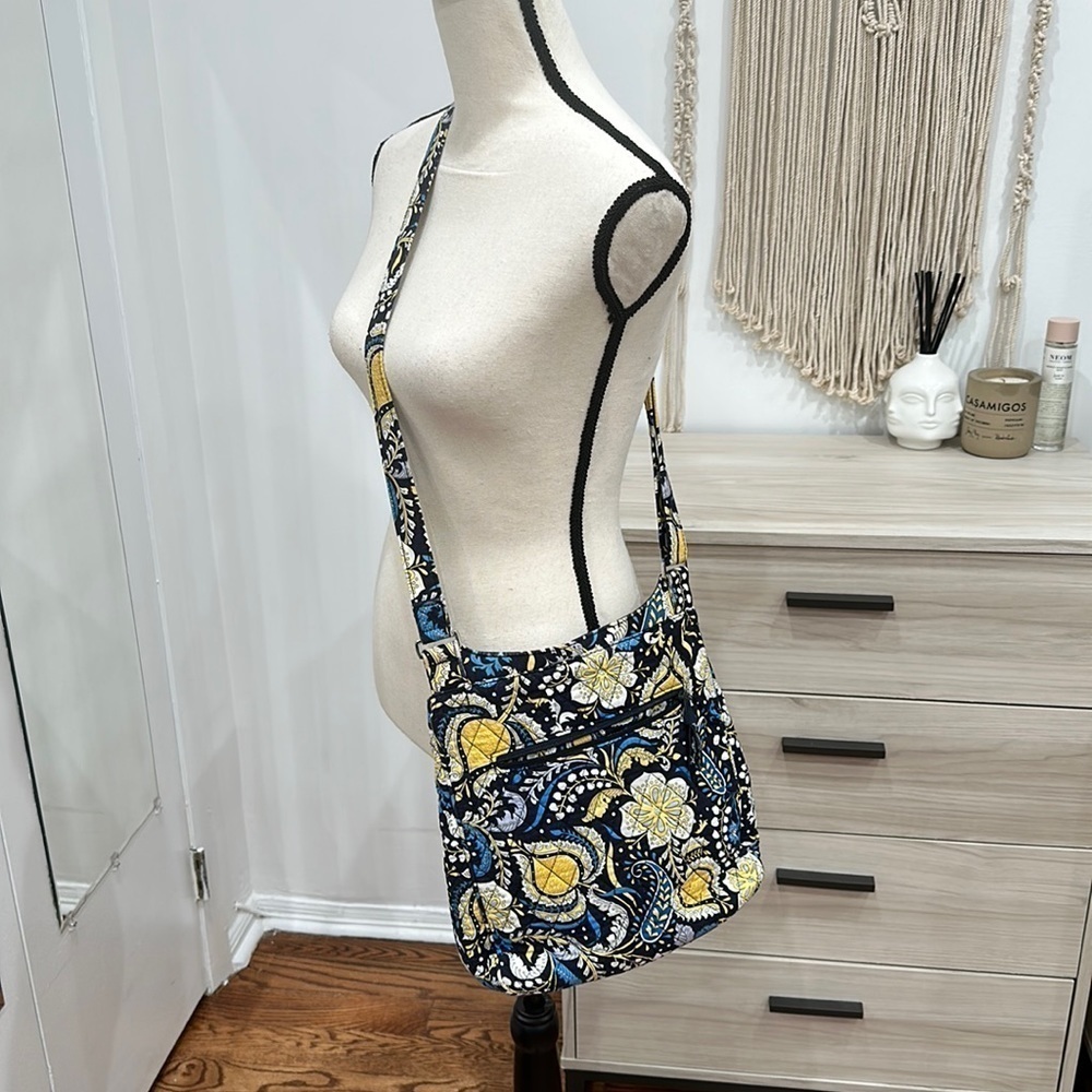 Vera Bradley Ellie Blue Hipster Crossbody Bag